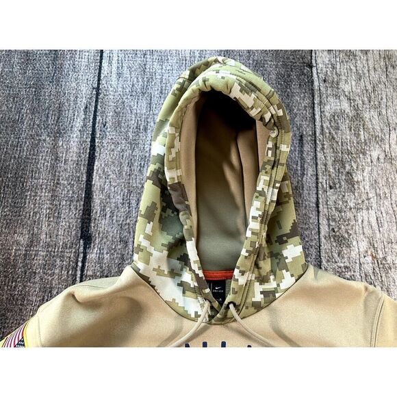 Nike Dri Fit NFL Dallas Cowboys Camo On Field Salute To Service Hoodie Men’s Med - Picture 2 of 11